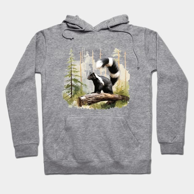 Skunk Hoodie by zooleisurelife